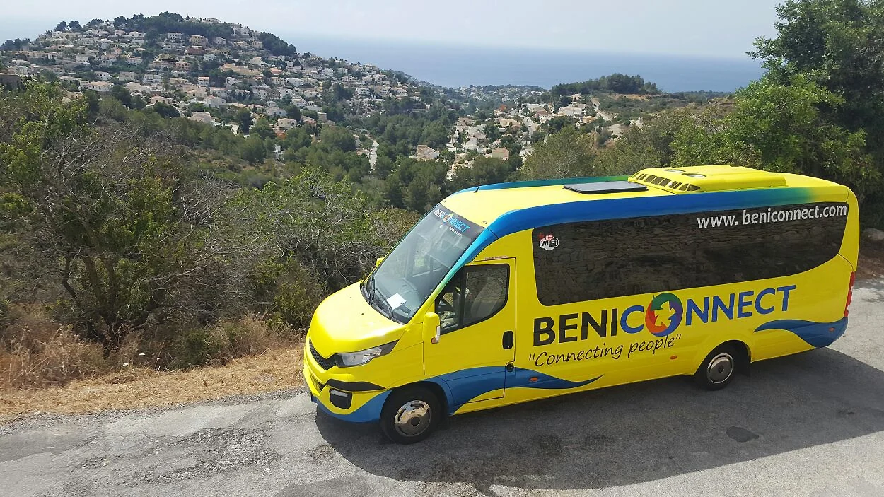 Beniconnect airport shuttle serving Calpe